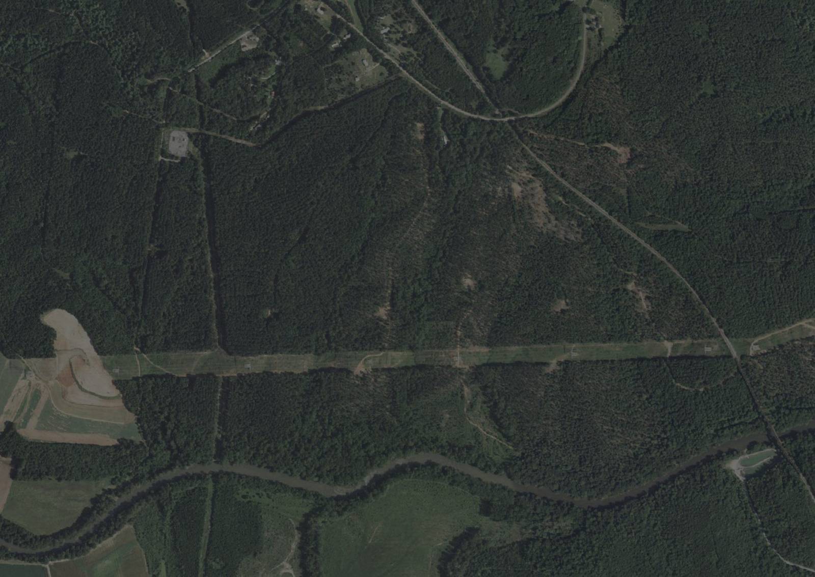 Aerial map of the Project Foothold campus, North Carolina
